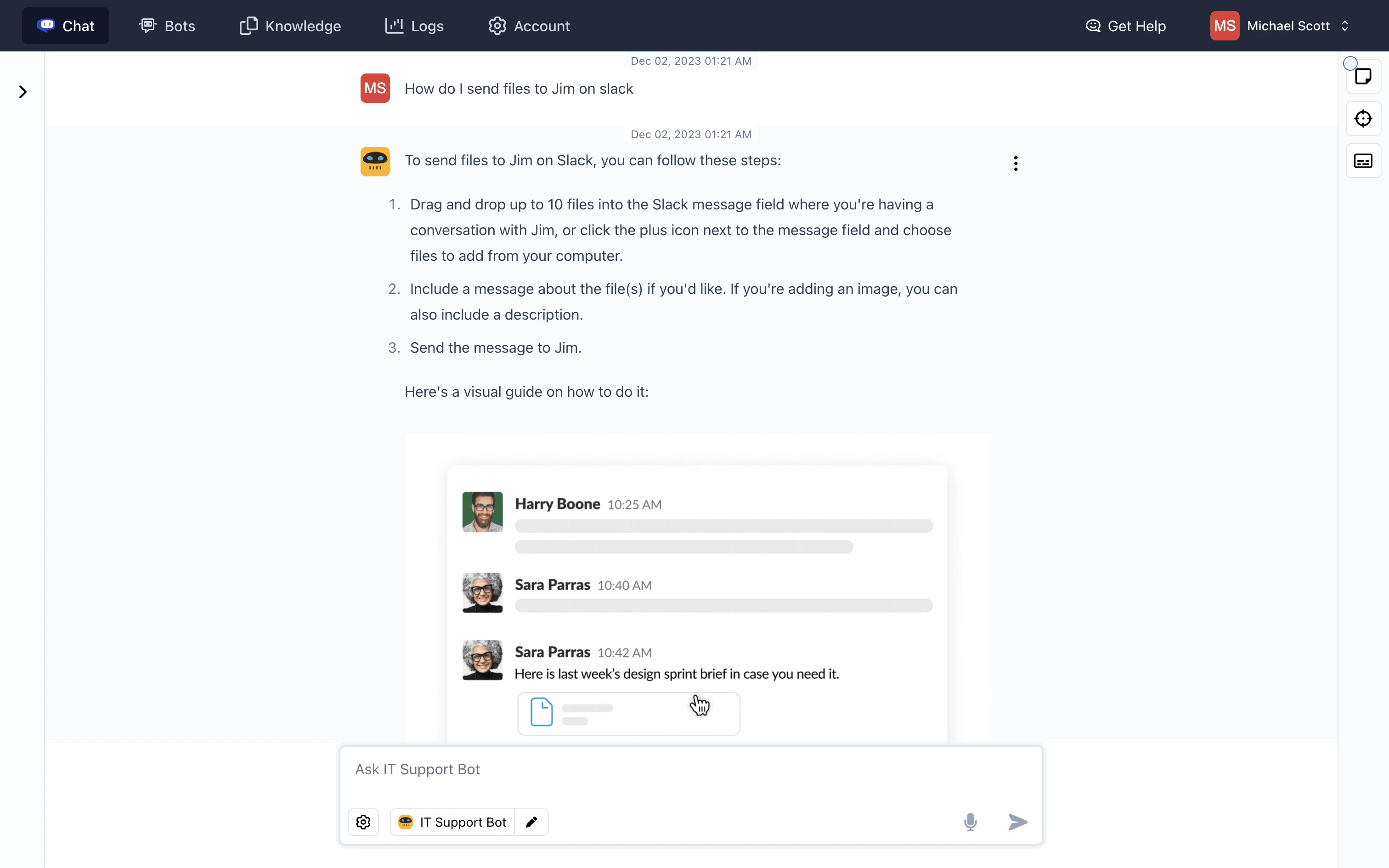 Cody platform interface